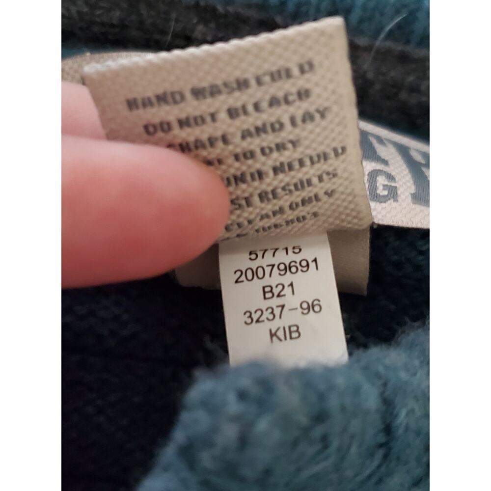 Duluth Trading Co Men’s Wool Blend Pullover Sweater XL Teal 70% Recycled Wool - Picture 13 of 13